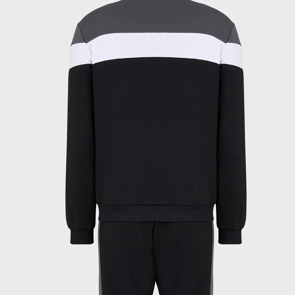 Sizing Chándal Emporio Armani EA7 FW23 Colorblock con Cremallera Ropa Deportiva. 6RPV56-PJ16Z-1200
