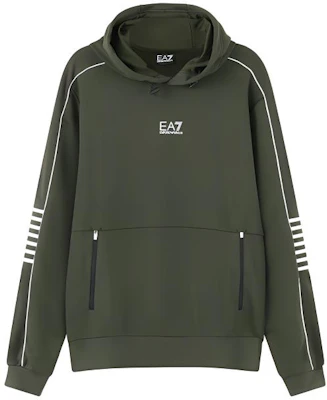 Emporio Armani EA7 Hoodie Logo Cetak Warna Hijau Gelap FW23 6RPM06-PJ16Z-1845 Buy Emporio Armani EA7 Hoodie Logo Cetak Warna Hijau Gelap FW23 6RPM06-PJ16Z-1845