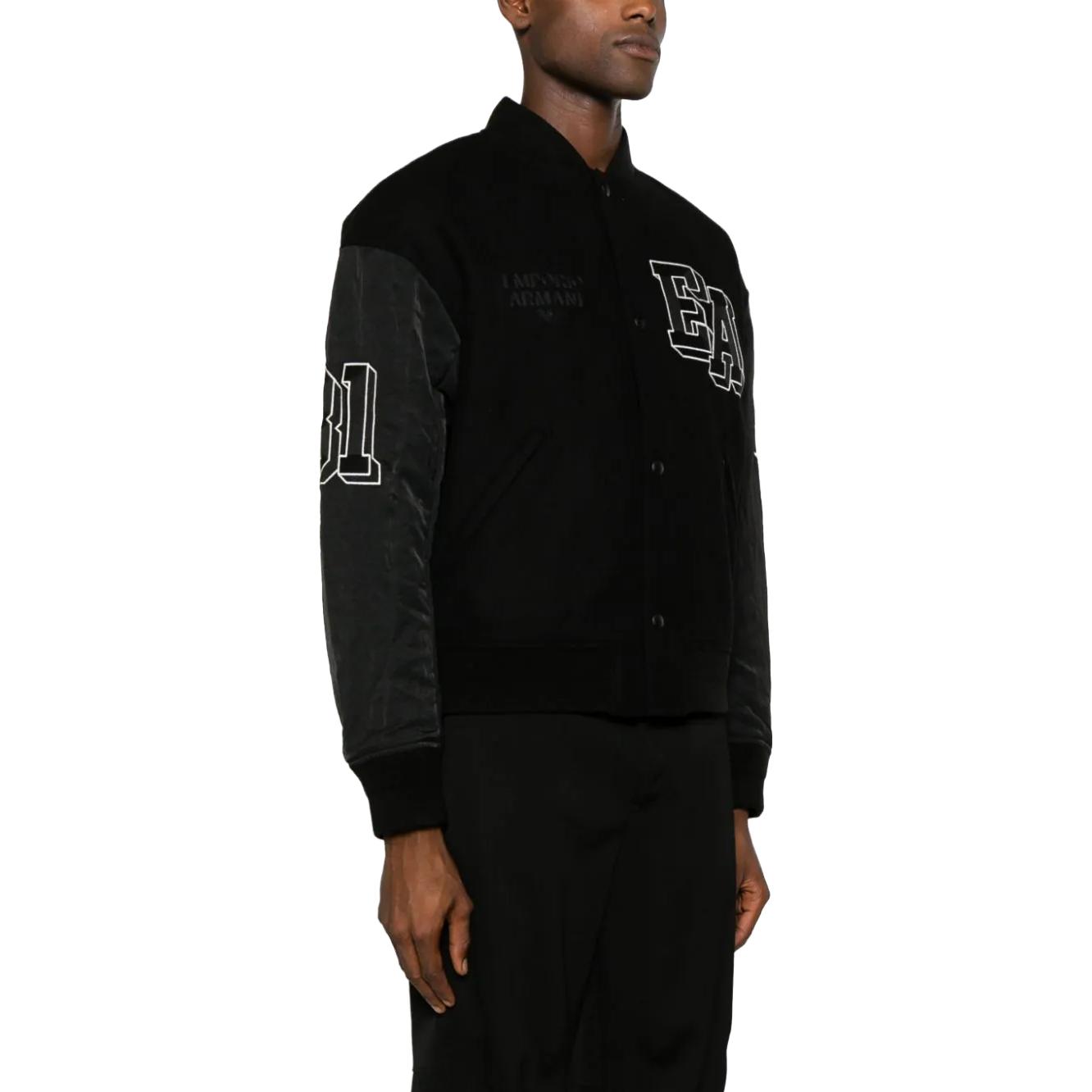 EMPORIO ARMANI EA7 FW23 Logo Embroidered Pilot Jacket for Men. 6R1B89-1NHNZ-0999 圖 11