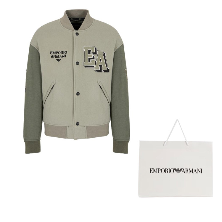 EMPORIO ARMANI EA7 FW23 Logo Embroidered Pilot Jacket for Men. 6R1B89-1NHNZ-0999 圖 13