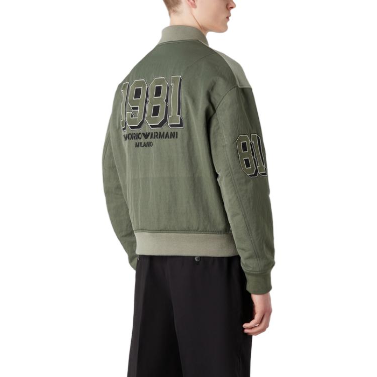 EMPORIO ARMANI EA7 FW23 Logo Embroidered Pilot Jacket for Men. 6R1B89-1NHNZ-0999 圖 15