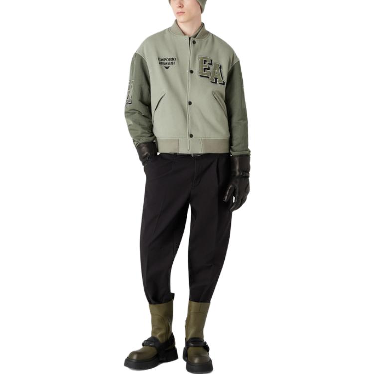 EMPORIO ARMANI EA7 FW23 Logo Embroidered Pilot Jacket for Men. 6R1B89-1NHNZ-0999 圖 16