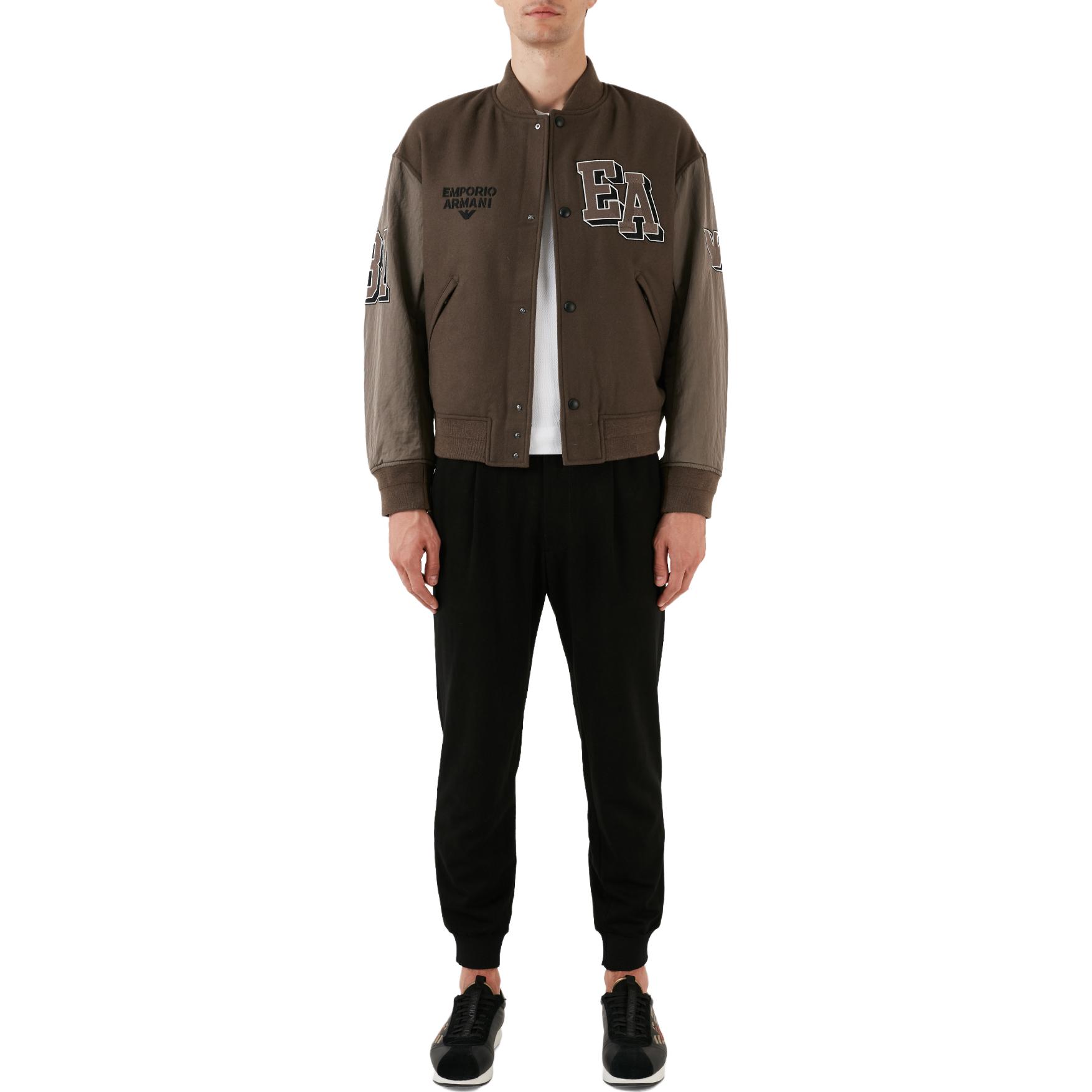 EMPORIO ARMANI EA7 FW23 Logo Embroidered Pilot Jacket for Men. 6R1B89-1NHNZ-0999 圖 5