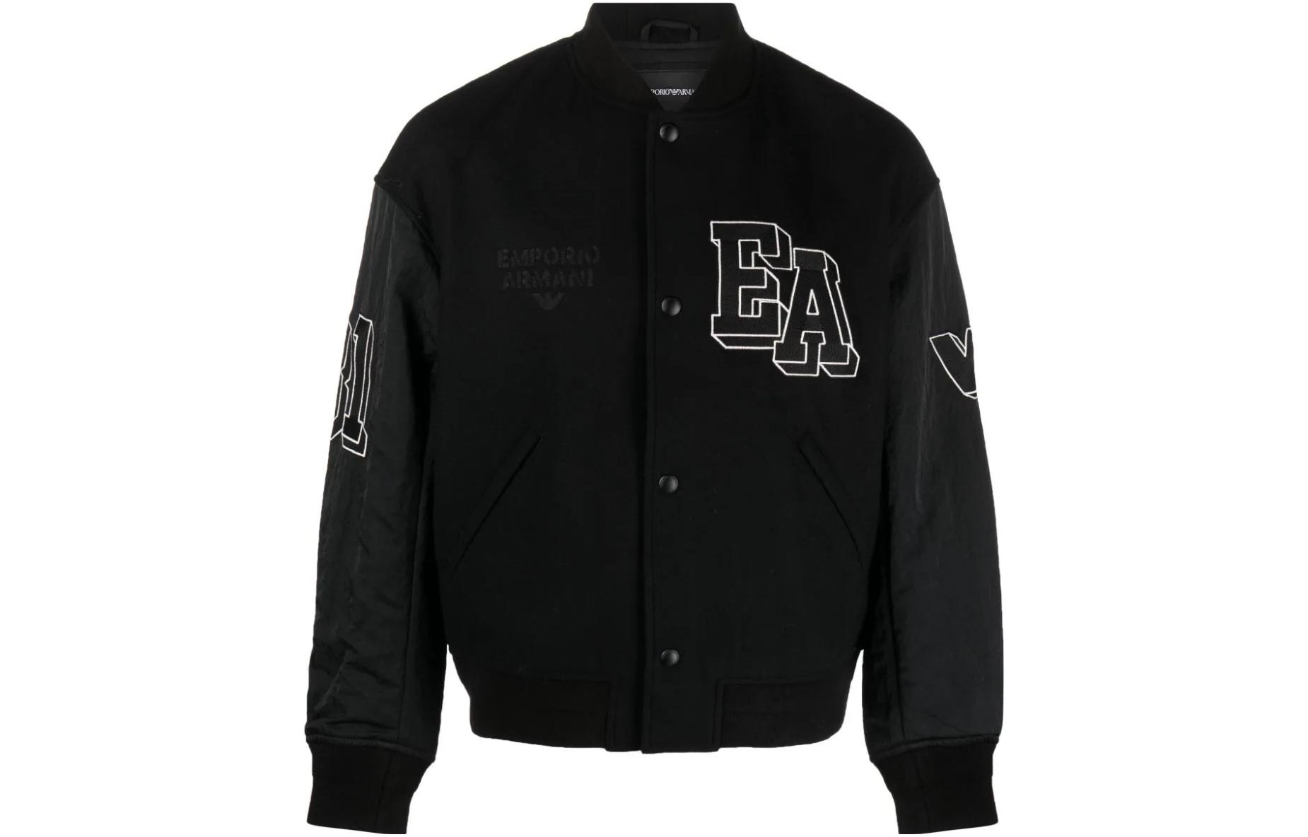 EMPORIO ARMANI EA7 FW23 Logo Embroidered Pilot Jacket for Men. 6R1B89-1NHNZ-0999 圖 7