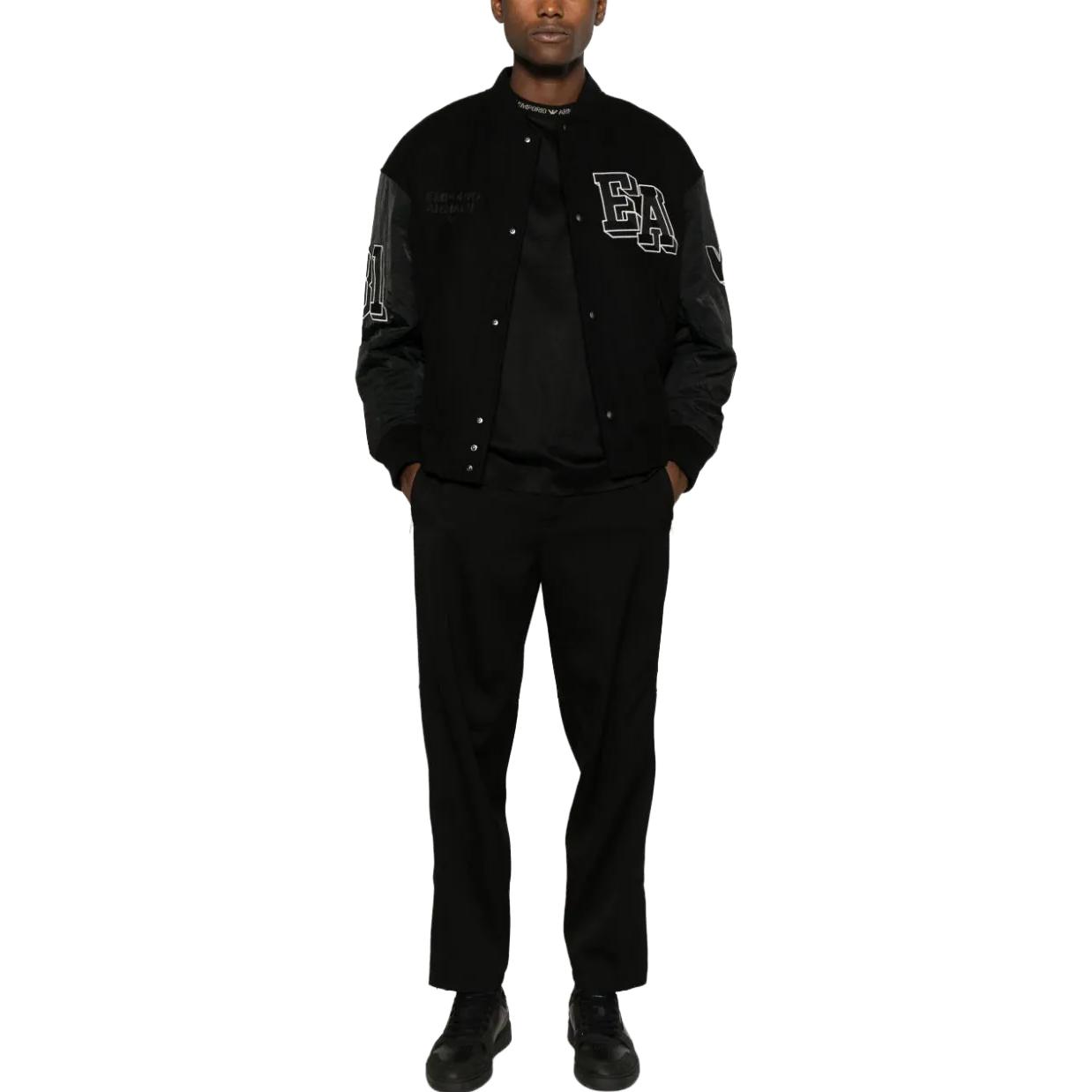 EMPORIO ARMANI EA7 FW23 Logo Embroidered Pilot Jacket for Men. 6R1B89-1NHNZ-0999 圖 9