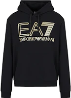 Emporio Armani EA7 FW23 Logo Hoodie Black 6RPM09-PJSHZ-0208 Emporio Armani EA7 FW23 Logo Hoodie Black 6RPM09-PJSHZ-0208