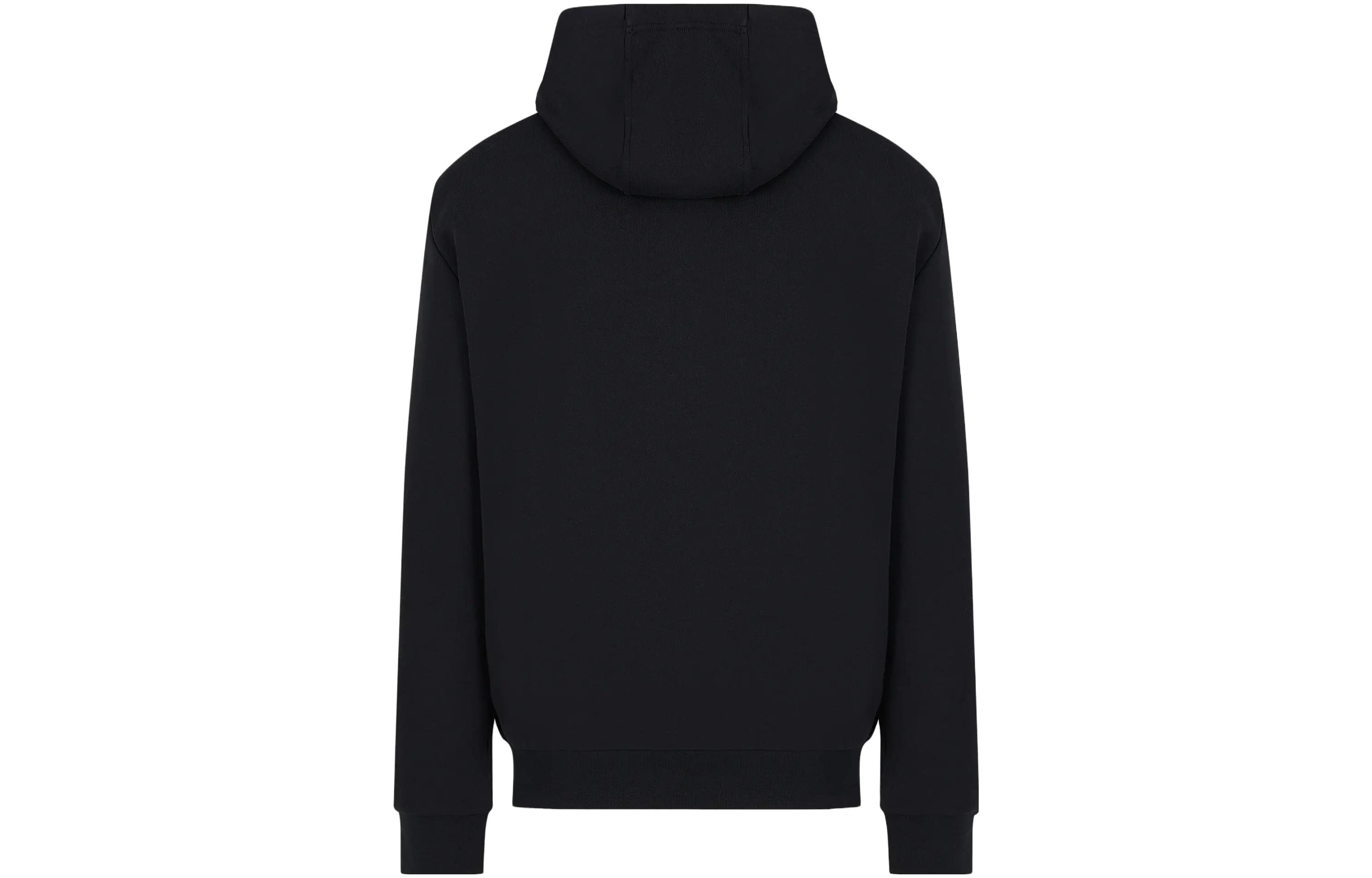 Lookbook Emporio Armani EA7 FW23 Hoodie Logo Hitam 6RPM09-PJSHZ-0208