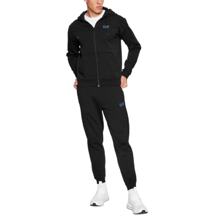 Purchase Chándal Negro EMPORIO ARMANI EA7 FW23 con Logo Imprimido Casual. 6RPV66-PJ07Z-1200
