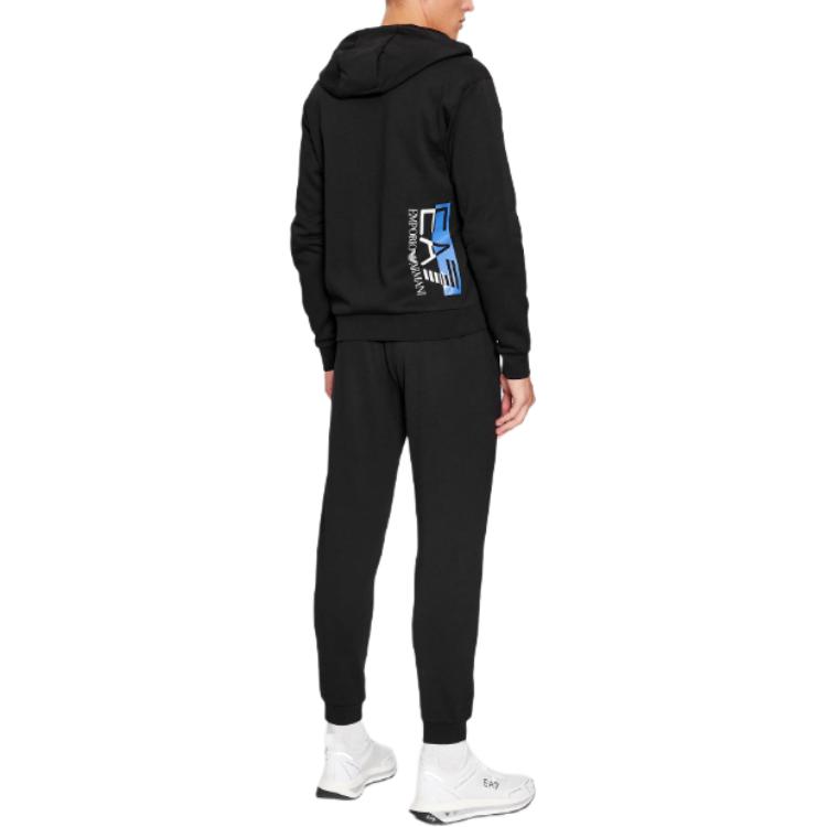Details for Chándal Negro EMPORIO ARMANI EA7 FW23 con Logo Imprimido Casual. 6RPV66-PJ07Z-1200