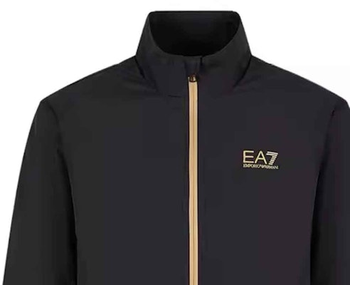 エンポリオアルマーニ EA7 FW23 ロゴプリント リブ フライトジャケット メンズ ブラック 6RPB07-PN27Z-0208 Sizing エンポリオアルマーニ EA7 FW23 ロゴプリント リブ フライトジャケット メンズ ブラック 6RPB07-PN27Z-0208