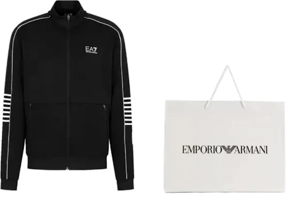 安普里奥·阿玛尼EA7 FW23标志印花长袖拉链夹克外套 6RPM07-PJ16Z-1578 2