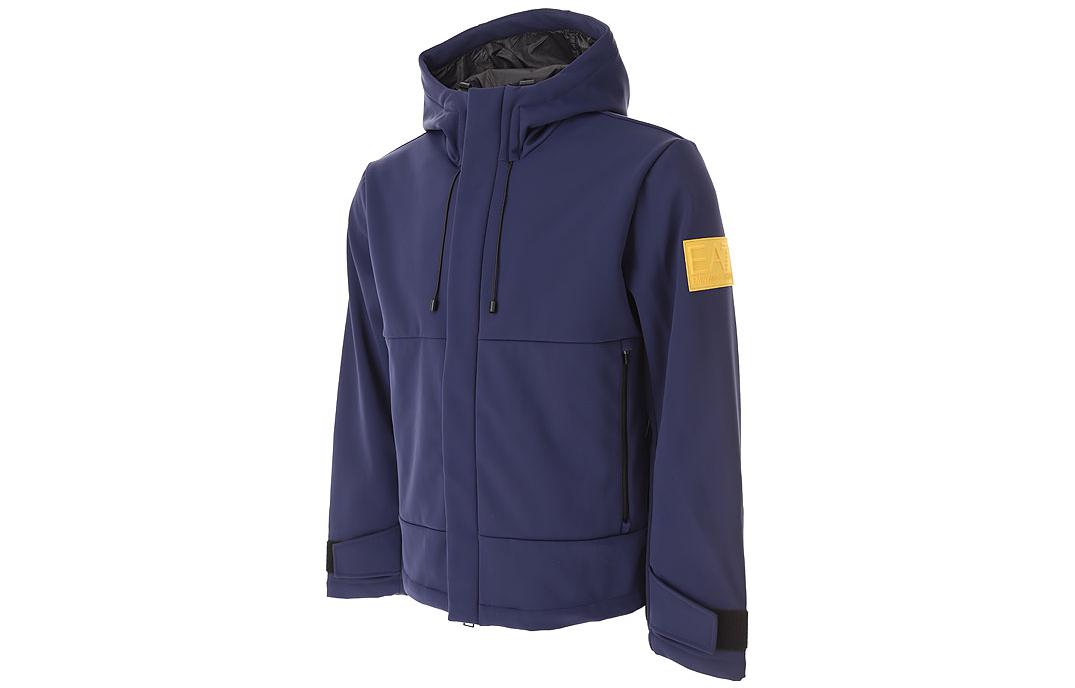 Emporio Armani EA7 FW23 Men’s Navy Colorblock Logo Hooded Bomber Jacket 6RPB24-PN8HZ-1554 圖 4