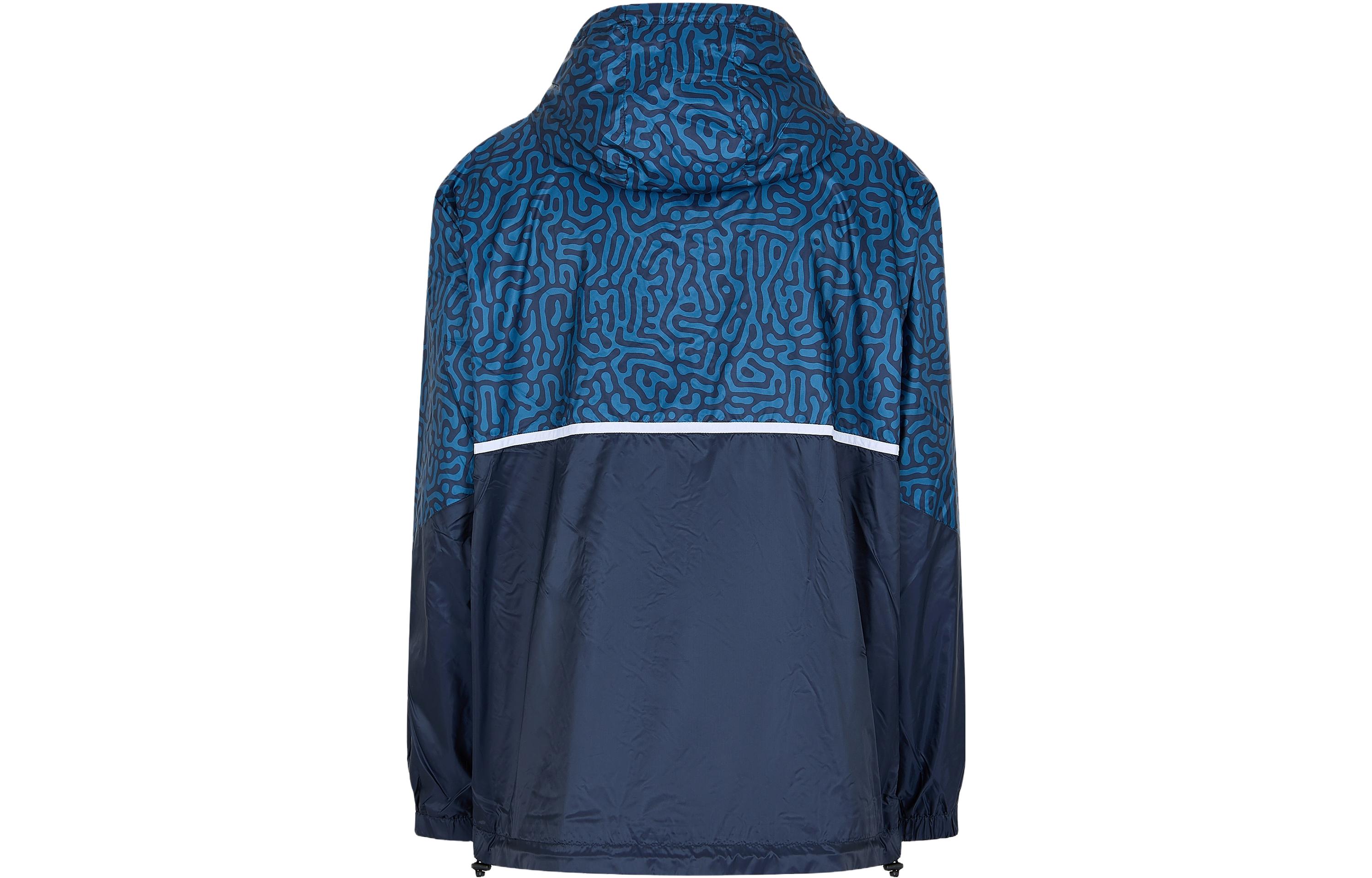 Emporio Armani EA7 FW23 Navy Blue Zip Hoodie Jacket Men with Letter Print 3RPB04-PN5ZZ-1554 圖 3