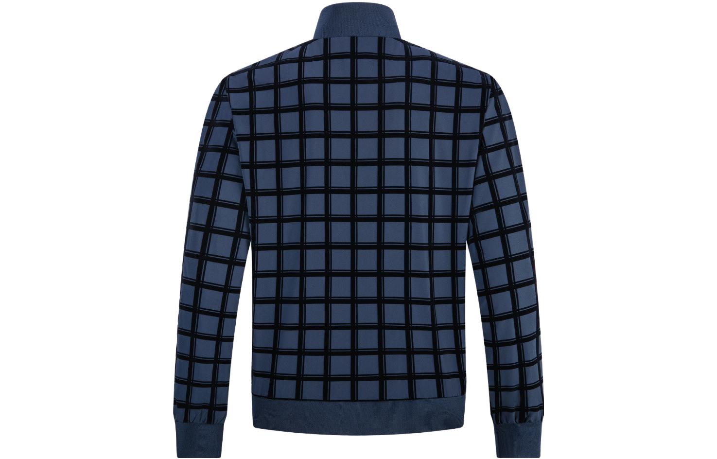 Emporio Armani EA7 FW23 Navy Logo Plaid Print Long Sleeve Jacket 6RPB47-PNDNZ-25QC 圖 3