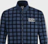 Sizing Emporio Armani EA7 FW23 Navy Logo Plaid Print Long Sleeve Jacket 6RPB47-PNDNZ-25QC
