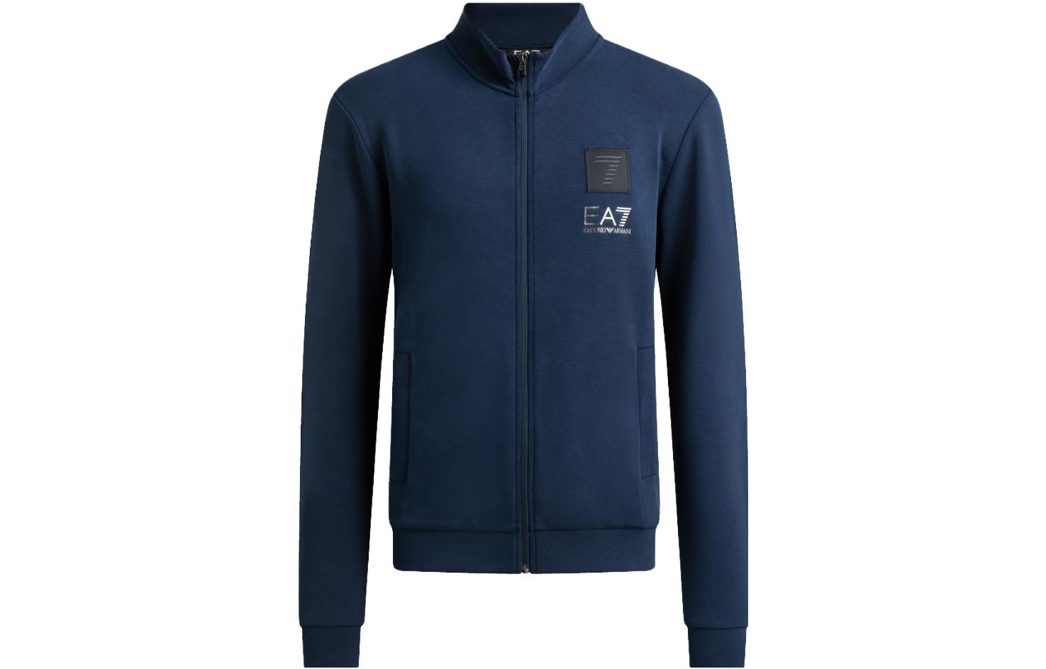 Emporio Armani EA7 FW23 Navy Logo Zip-Up Jacket Long Sleeve Outerwear 6RPM27-PJGEZ-1554 圖 2