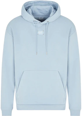 EMPORIO ARMANI EA7 FW23 男女款寬鬆版淺藍色連帽衫。 3RUM78-TJPQZ-1541 Order EMPORIO ARMANI EA7 FW23 男女款寬鬆版淺藍色連帽衫。 3RUM78-TJPQZ-1541