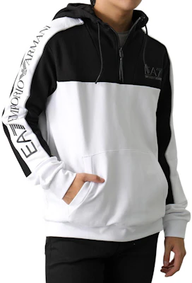 Emporio Armani EA7 FW23 白色字母印花連帽寬鬆衛衣 6RPM30-PJ07Z-1100 Order Emporio Armani EA7 FW23 白色字母印花連帽寬鬆衛衣 6RPM30-PJ07Z-1100