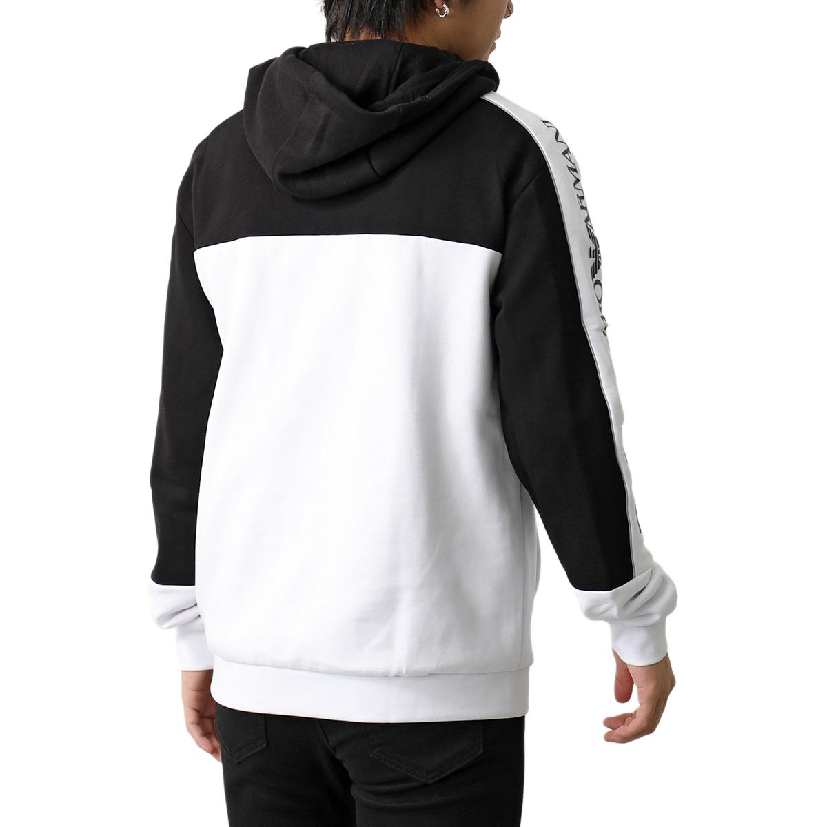 Purchase Emporio Armani EA7 FW23 白色字母印花連帽寬鬆衛衣 6RPM30-PJ07Z-1100