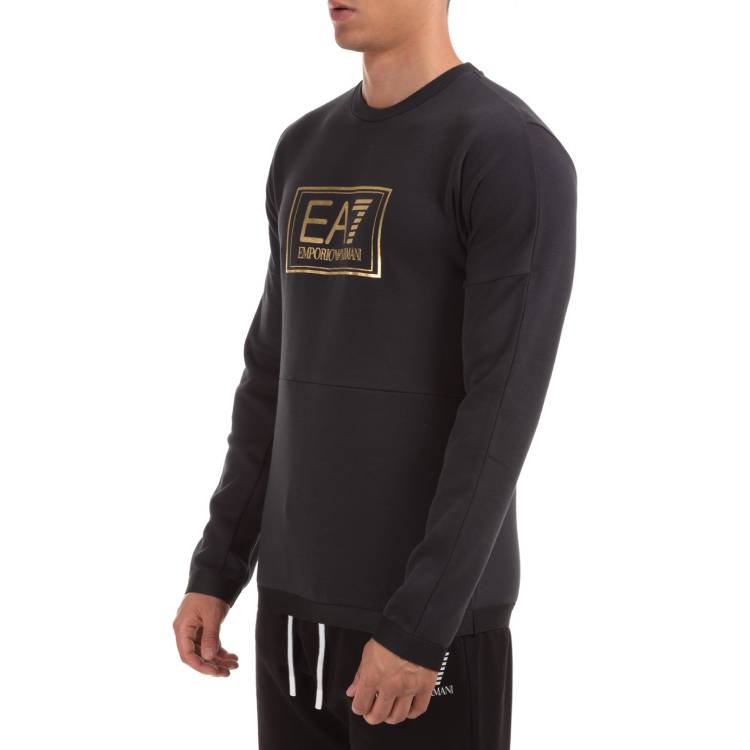 Details for Emporio Armani EA7 金色標誌圓領運動衫 海軍藍 6HPM73-PJF3Z-1578