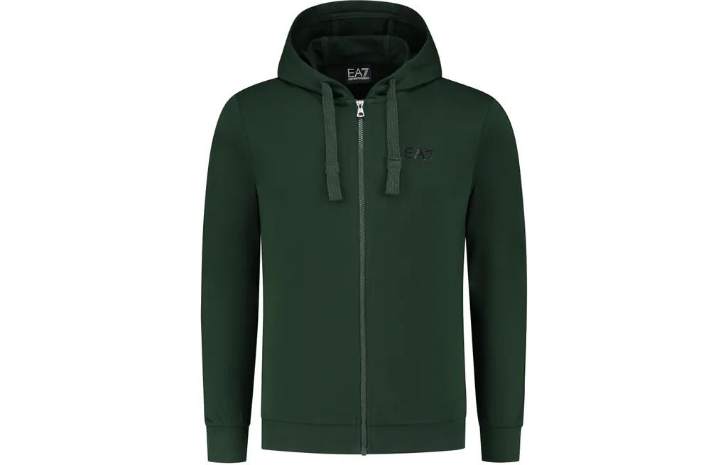 Emporio Armani EA7 Green Print Zip-Up Hoodie Jacket 8NPM03-PJ05Z-1860 圖 2