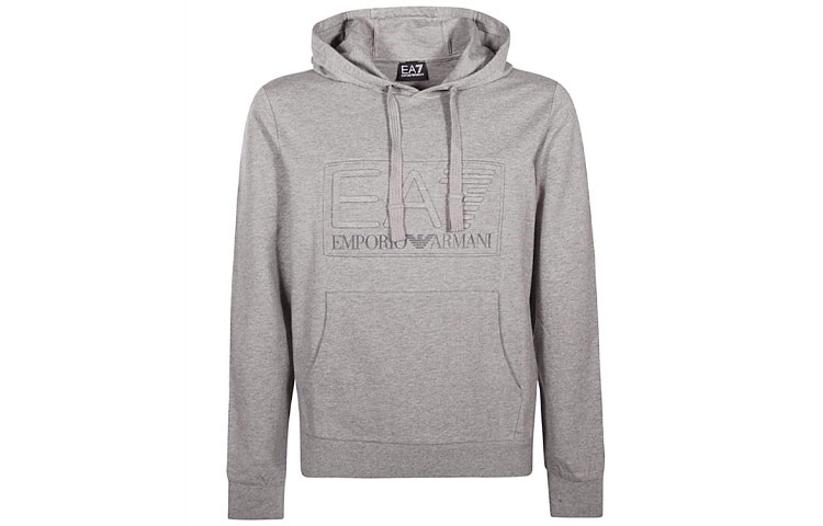 Emporio Armani EA7 Grey Casual Sports Hoodie 3HPM31-PJ05Z-3905