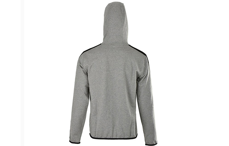 Shop Sudadera con Capucha Emporio Armani EA7 Gris Estampado Letras Colección SS22 3GPM22-J05Z-3905