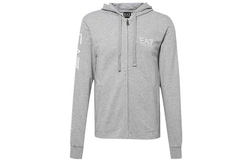 Emporio Armani EA7 Grey Logo Print Sweatshirt 3ZPM14-PJ05Z-3904