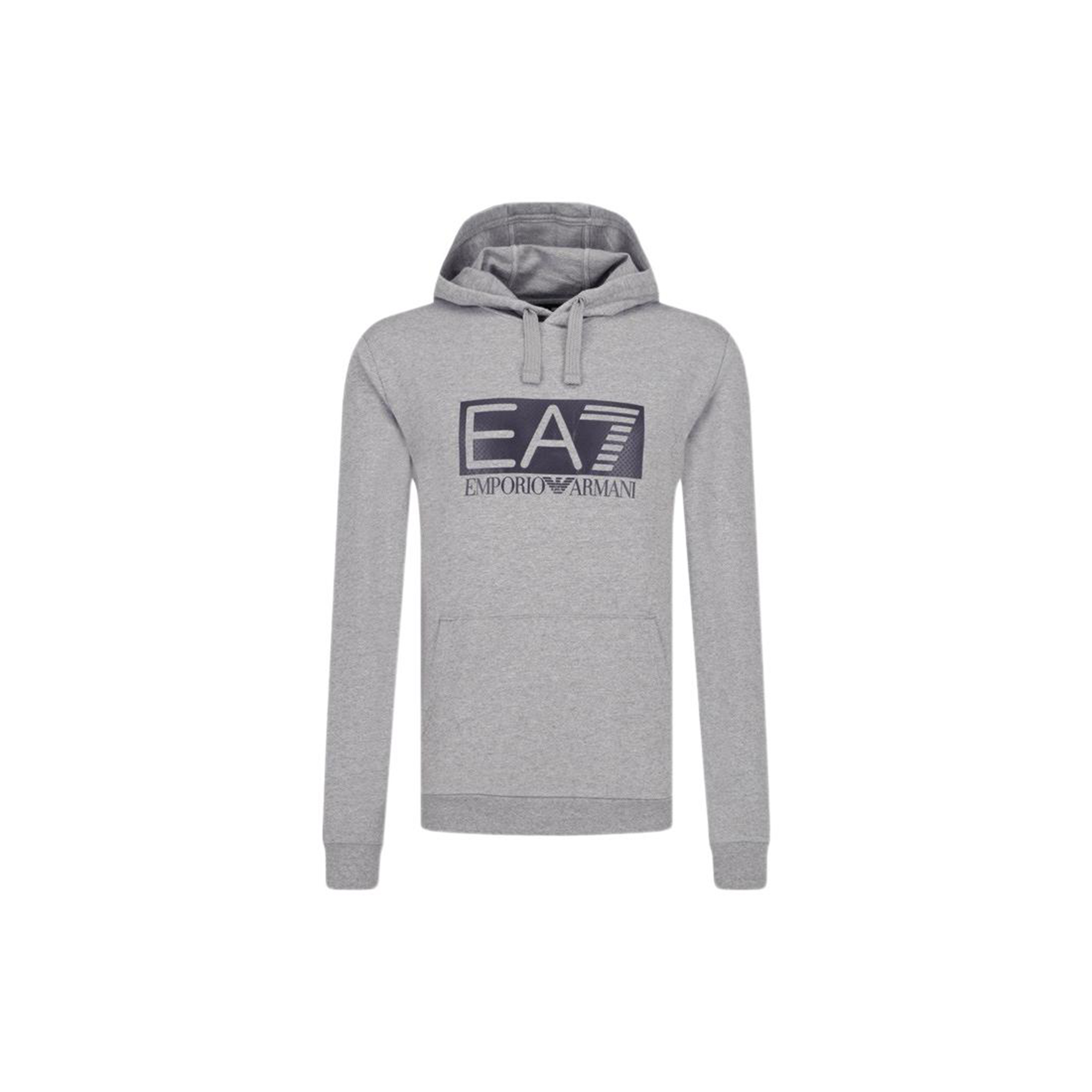 Emporio Armani EA7 Grey Sweatshirt with Letter Print 3GPM62-J05Z-3905