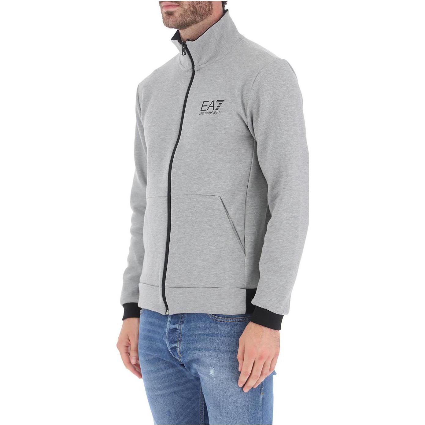 Purchase Emporio Armani EA7 灰色字母印花側口袋運動衫 6KPM90-PJBZZ-3905