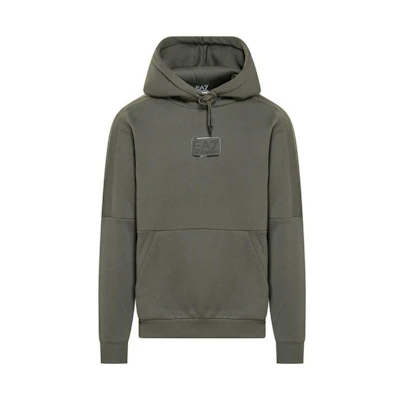 Emporio Armani EA7 Grey Sweatshirt with Logo Print Design 6LPM96-PJ07Z-1866
