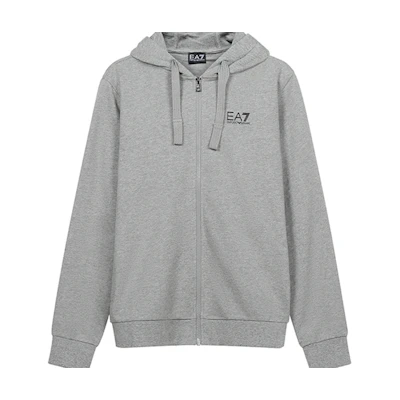 Emporio Armani EA7 Grey Zip-Up Hoodie Jacket 8NPM03-PJ05Z-3905