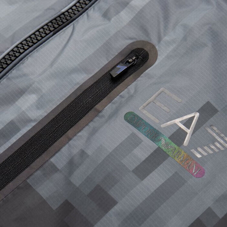 Purchase 安普里奥·阿玛尼EA7灰色拉链外套带Logo印花设计 6LPB19-PN2TZ-2925
