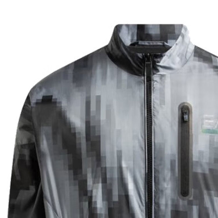 Sizing 安普里奥·阿玛尼EA7灰色拉链外套带Logo印花设计 6LPB19-PN2TZ-2925