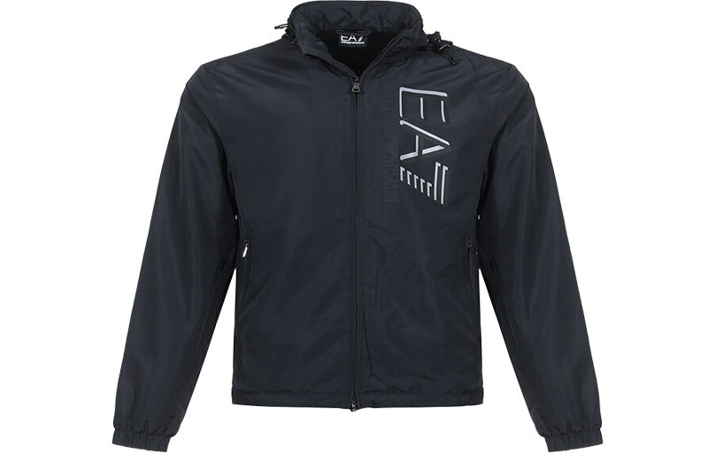 Emporio Armani EA7 Hooded Lightweight Jacket - Navy Blue 3HPB31-PN28Z-1578