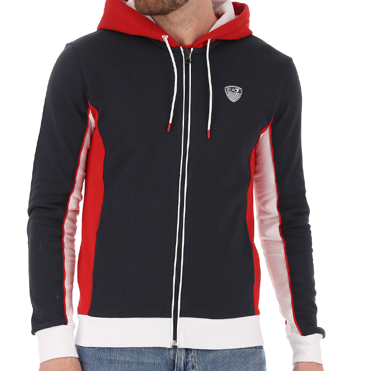 Emporio Armani EA7 Hooded Zip-Up Jacket Multi-Color Casual Sweatshirt 3GPM85-PJ11Z-1578 圖 4