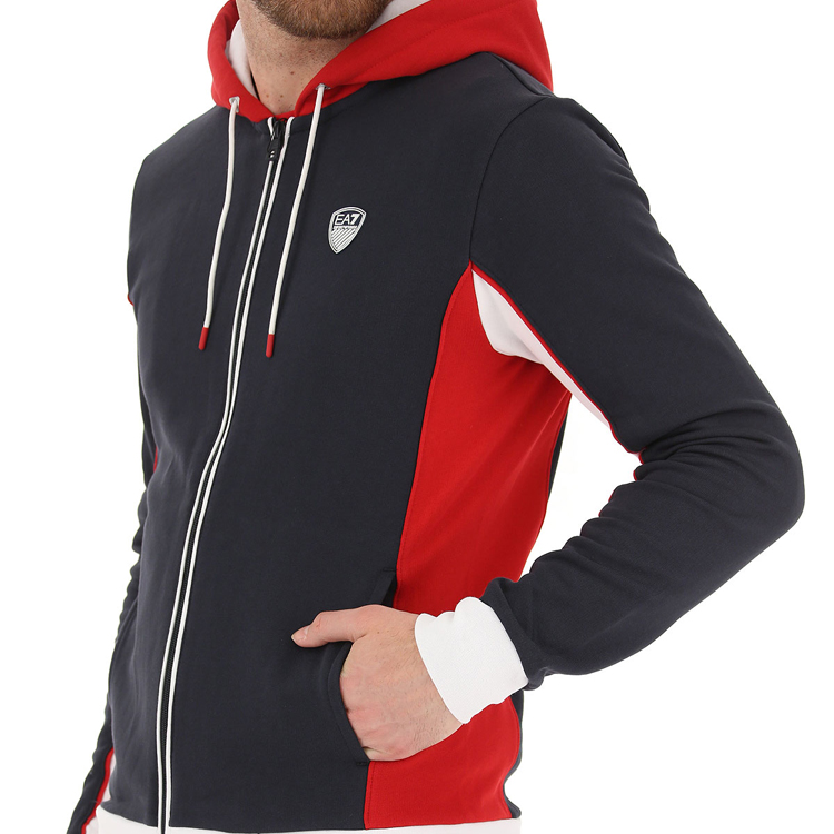 Emporio Armani EA7 Hooded Zip-Up Jacket Multi-Color Casual Sweatshirt 3GPM85-PJ11Z-1578 圖 5
