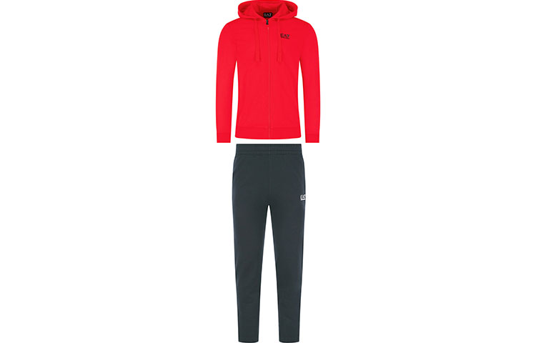 Emporio Armani EA7 Letter Print Hoodie & Sweatpants Set 8NPV50-PJ05Z-24BJ