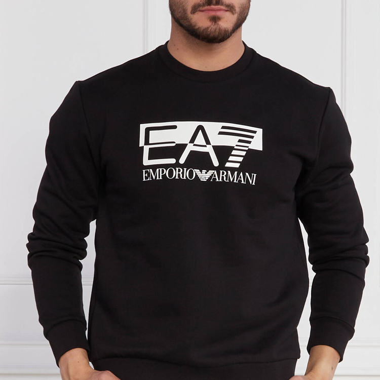 Purchase 엠포리오 아르마니 EA7 레터 프린트 스웻셔츠 6RPM01-PJ07Z-0200