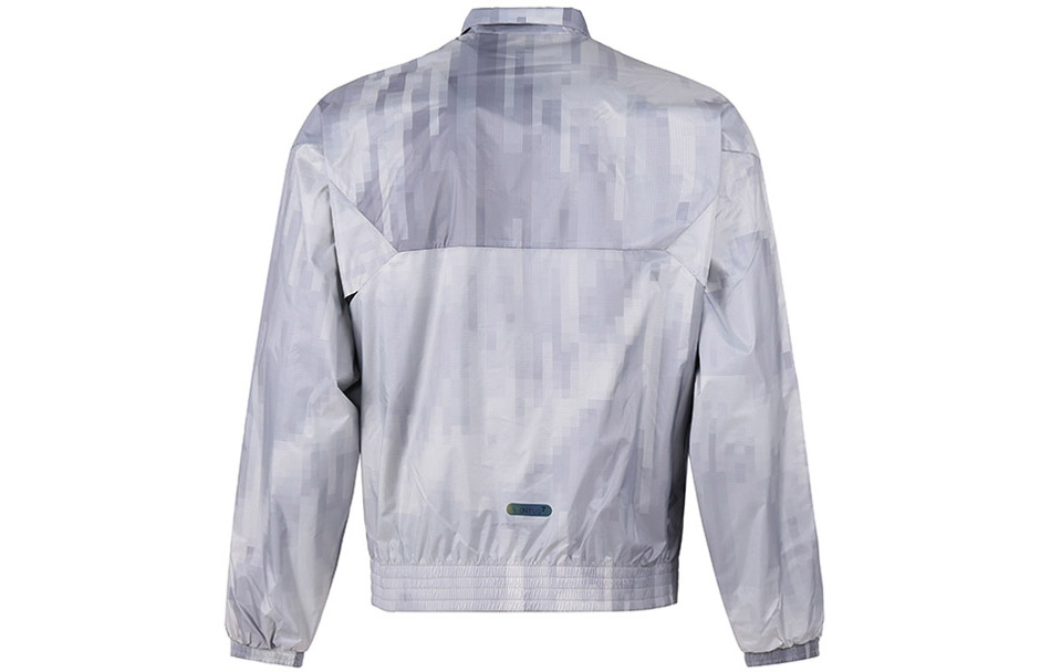 Emporio Armani EA7 Lightweight Zip-Up Jacket with Logo Print in Gray 6LPB19-PN2TZ-2922 圖 3