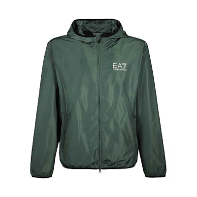 Emporio Armani EA7 Lightweight Zip Jacket Green for Men 8NPB04-PNN7Z-1858