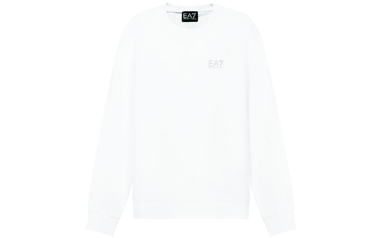Emporio Armani EA7 Logo Crewneck Sweatshirt White 8NPM52-PJ05Z-0100
