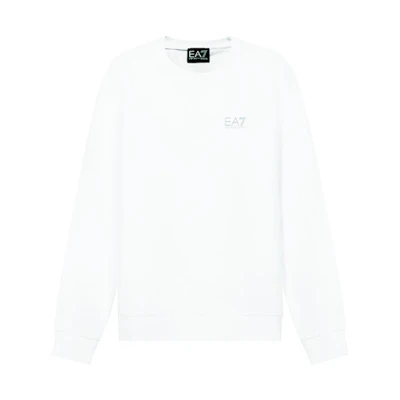 Emporio Armani EA7 Logo Crewneck Sweatshirt White 8NPM52-PJ05Z-0100