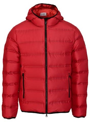 エンポリオアルマーニ EA7 ロゴ フード付き レッド 冬用ダウンジャケット 6HPB64-PNN3Z-1451 Buy エンポリオアルマーニ EA7 ロゴ フード付き レッド 冬用ダウンジャケット 6HPB64-PNN3Z-1451