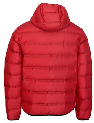 エンポリオアルマーニ EA7 ロゴ フード付き レッド 冬用ダウンジャケット 6HPB64-PNN3Z-1451 Lookbook エンポリオアルマーニ EA7 ロゴ フード付き レッド 冬用ダウンジャケット 6HPB64-PNN3Z-1451