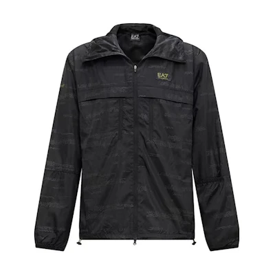 Emporio Armani EA7 Logo Hooded Zip-Up Jacket Casual Outerwear 6RPB17-PNDPZ-1200