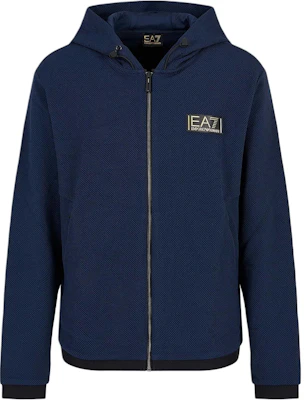 Emporio Armani EA7 Logo Hooded Zip Jacket Men - Dark Blue 6RPM69-PJG1Z-1554 Buy Emporio Armani EA7 Logo Hooded Zip Jacket Men - Dark Blue 6RPM69-PJG1Z-1554