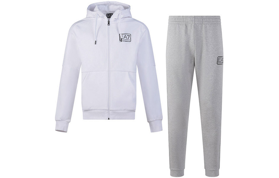 Emporio Armani EA7 Logo Hoodie & Sweatpants Tracksuit Set 6LPV68-PJ07Z-21BD