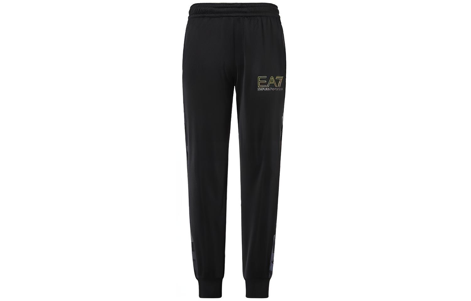 Emporio Armani EA7 Logo Jogger Sweatpants Black 3GPP62-PJ08Z-2216