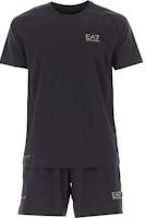 EMPORIO ARMANI EA7 Logo Print Black Casual Sportswear Set. 8NPV01-PN2CZ-1200 EMPORIO ARMANI EA7 Logo Print Black Casual Sportswear Set. 8NPV01-PN2CZ-1200